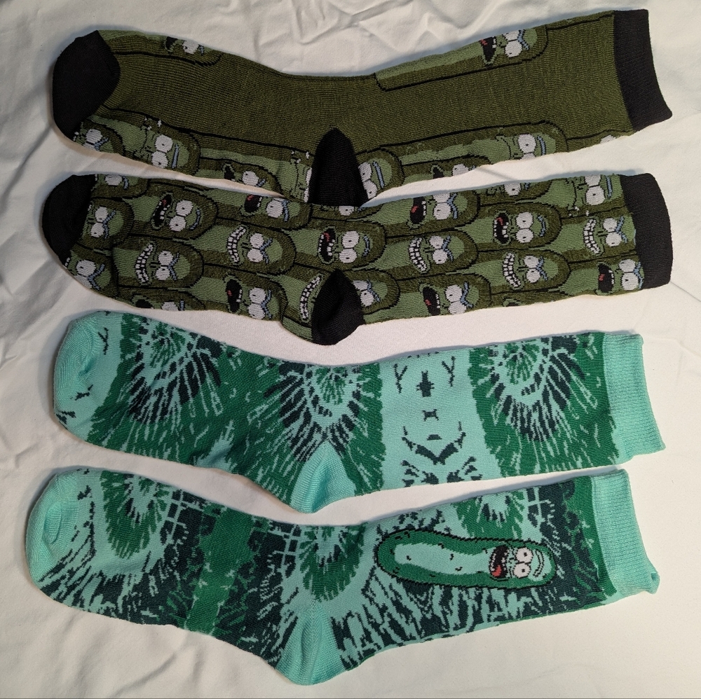 Pickle Rick socks